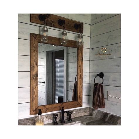 Distressed Wood Bathroom Mirror – Semis Online