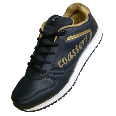 Buy Coasters Black Gold Athelatic Shoes For Men Online @ ₹799 from ShopClues