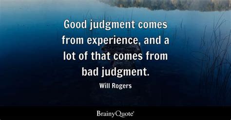 Good Judgement Quotes