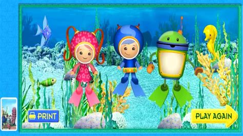 Nick Jr Games Team Umizoomi Team Umizoomi Aquarium Adventure Fun ...