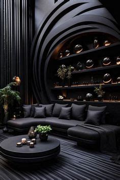 620 Black interior ideas | interior, dark interiors, house design