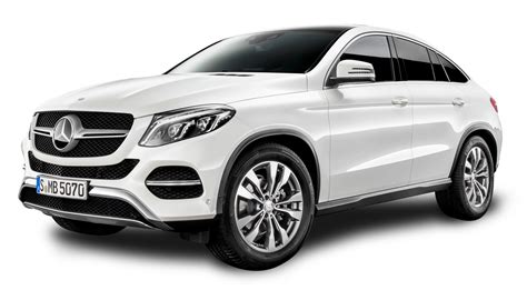 Download Mercedes Benz GLE Coupe White Car PNG Image for Free