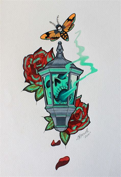 Lantern tattoo design by kowaigirl on DeviantArt