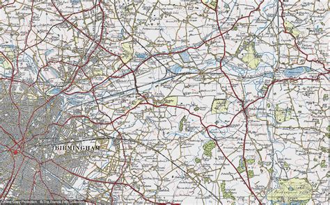 Historic Ordnance Survey Map of Castle Bromwich, 1921