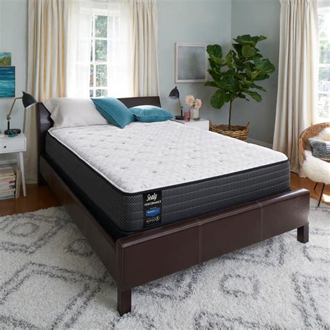 Sealy Response Performance 12 in. Queen Plush Tight Top Mattress Set ...