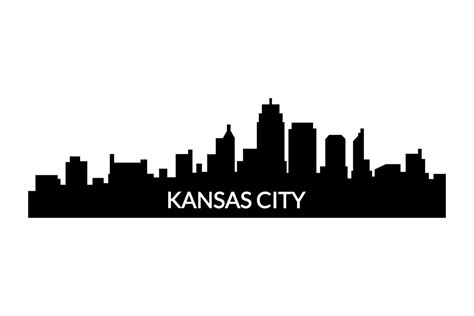 Kansas City Skyline Graphic by marco.livolsi2014 · Creative Fabrica