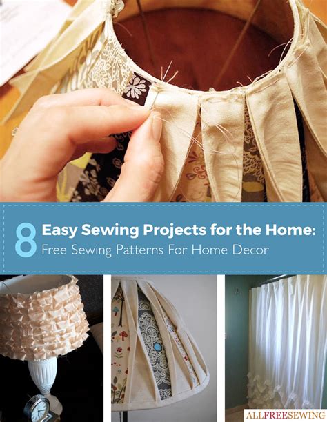 8 Easy Sewing Projects for the Home: Free Sewing Patterns for Home ...