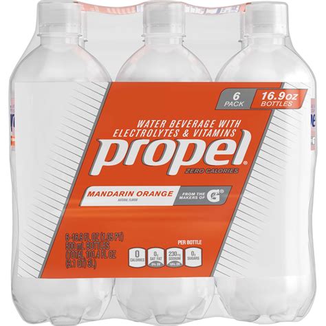 Propel 500ML 24 Pk Mandarin Orange - Walmart.com