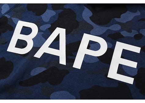 BAPE Color Camo Pullover Hoodie Navy Men's - US