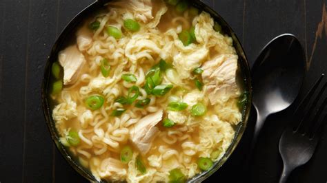 CHINESE EGG DROP SOUP WITH NOODLES Recipe