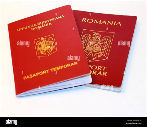 Romanian passport hi-res stock photography and images - Alamy