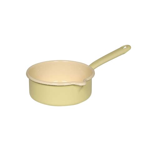 Saucepan with spout - yellow - GallinaSmilza