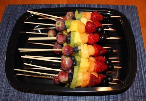 Kel’s Rainbow Fruit Kabobs with Cream Cheese Dipping Sauce | Kel's Cafe of All Things Food