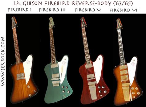Les Gibson Firebird reverse-body de 1963/1965 | Jerrock