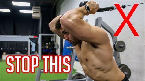 How to PROPERLY Overhead Cable Tricep Extension | Fix Your Tricep Extension Form NOW! - YouTube