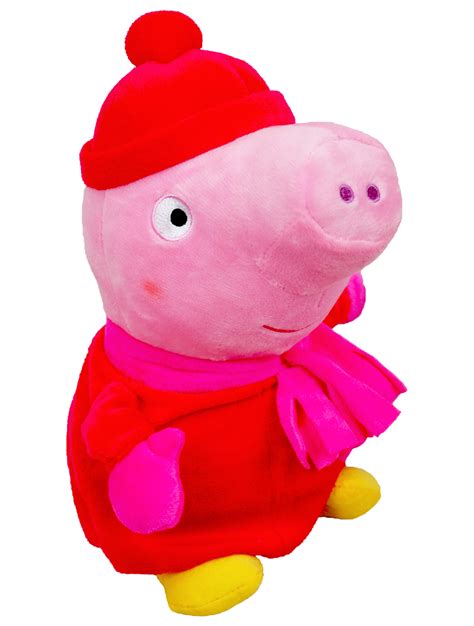 Peppa Pig 'Peppa' Winter 27cm Plush Soft Toy 8438520384911