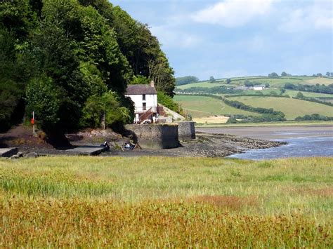 The Boathouse where Dylan Thomas worked for a number of years. Laugharne, Carmarthenshire ...