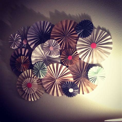 I did the paper rosettes wall decor that is in my "future crafts" album ...