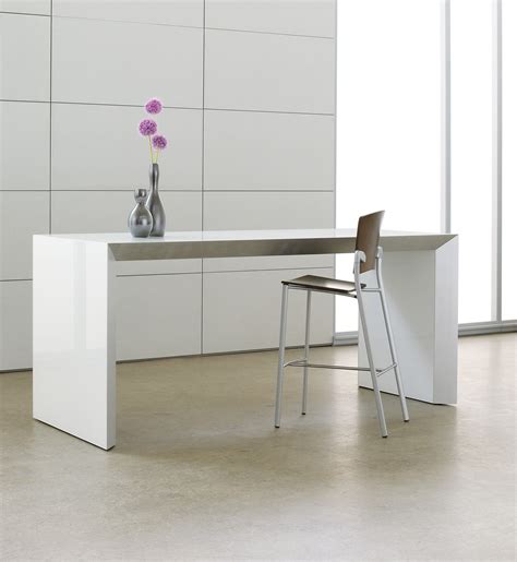 Tavola | Conference Table | Standing Height | White Glass Top | Nucraft ...