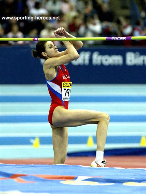 Anna Chicherova - 2003 World Indoors High Jump bronze (result) - Russia