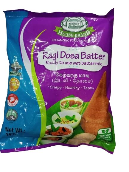 House Brand Ragi Dosa Batter 1kg - KIASU MART