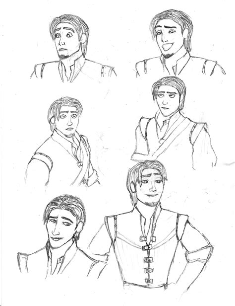 Flynn Rider Sketch Dump by agentof-chaos on DeviantArt