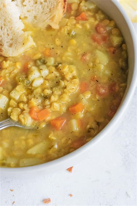 Yellow Split Pea Soup (Vegan, GF, DF) - Real Greek Recipes