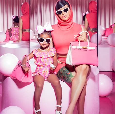 Cardi B and Her Daughter Kulture Looks Adorable in Matching Outfits