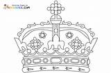 Royal Crown Coloring Pages sketch template
