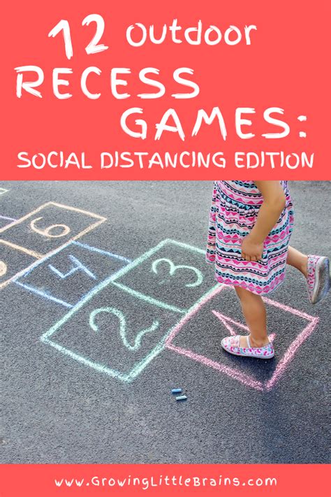 Outdoor Recess Games: Social Distancing Edition — Growing Little Brains in 2021 | Recess games ...