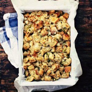 "Unstuffed" Herb and Apple Turkey Stuffing Recipe - Foodess.com