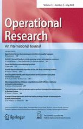 Operational Research | Volume 23, issue 2