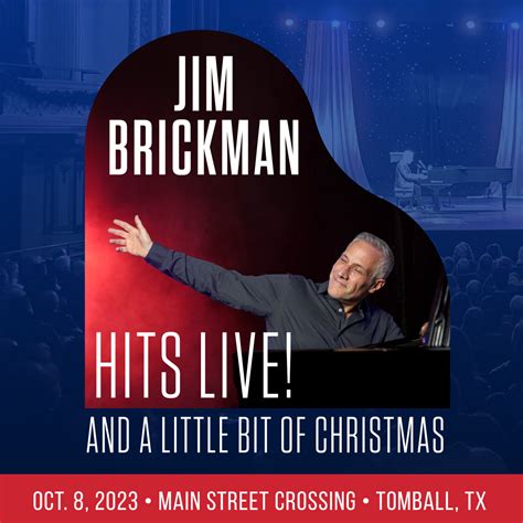 Tomball - Jim Brickman Tour - Jim Brickman Music