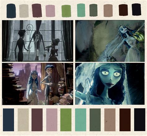 Corpse Bride (2005) - Color Palette | Movie color palette, Halloween ...