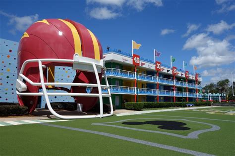 The Themed Areas at Disney's All-Star Sports Resort