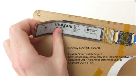 Flexible Smartwatch - Electronics-Lab.com