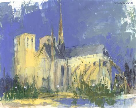 Impression of Notre Dame | Painting, Canvas painting, Art