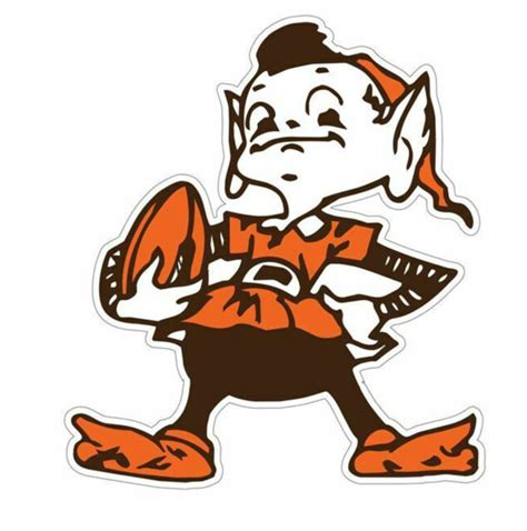 Cleveland Browns Elf Sticker Vinyl Decal 4-324 | eBay