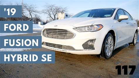 2019 Ford Fusion Hybrid SE // review, walk around, and test drive ...