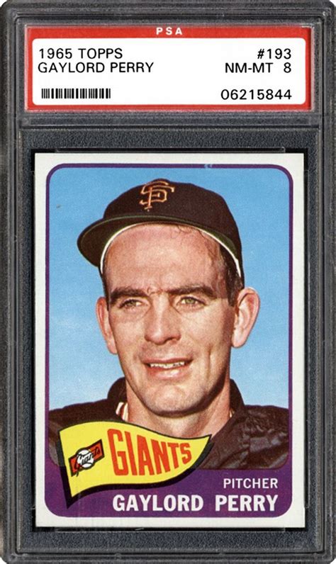 1965 Topps Gaylord Perry | PSA CardFacts®