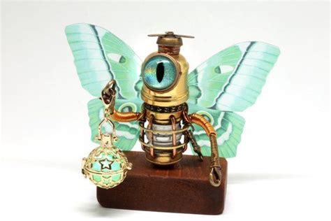 Modron fairy robot with green moth wings, Dice guardian, Dnd Miniature ...