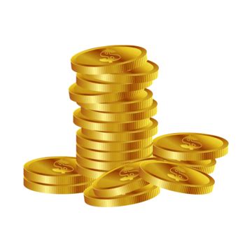 Gold Coins Stack Png