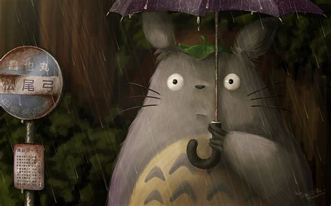 Online crop | HD wallpaper: My Neighborhood Totoro, ghibli, my neighbor ...