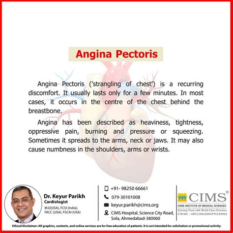 Angina pectoris. | Dr. Keyur Parikh - Best Cardiologist in Ahmedabad ...