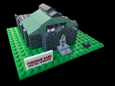 Rose Hill Gymnasium Lego Model - Fordham University - Brick Model Design