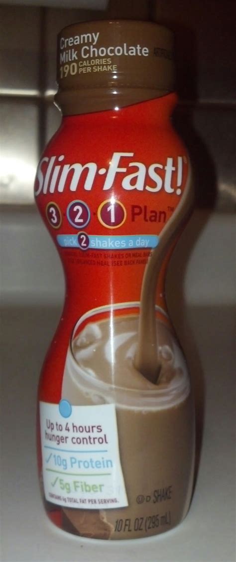 Slim Fast 321 Plan Creamy Milk Chocolate - Thirsty Dudes