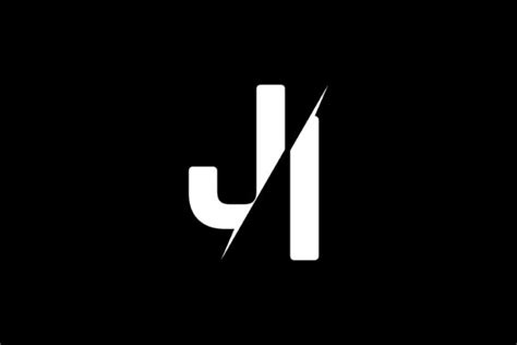 Monogram JI Logo Design Graphic by Greenlines Studios · Creative Fabrica