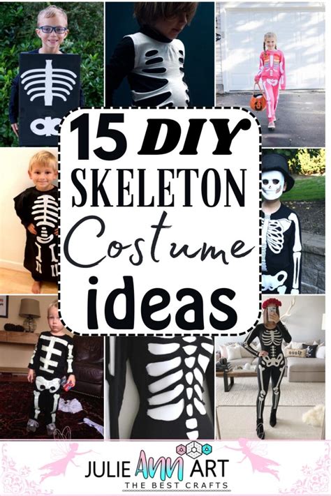 15 DIY Skeleton Costume Ideas To Bring Enjoyable Fear Around! - Julie ...