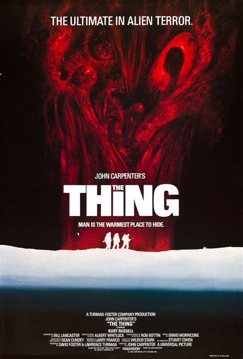 John Carpenters THE THING | one sheet | The thing 1982, Movie posters ...