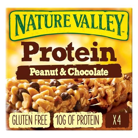 NatureValley Protein Bars Peanut Butter & Chocolate 4 x 40g from Ocado